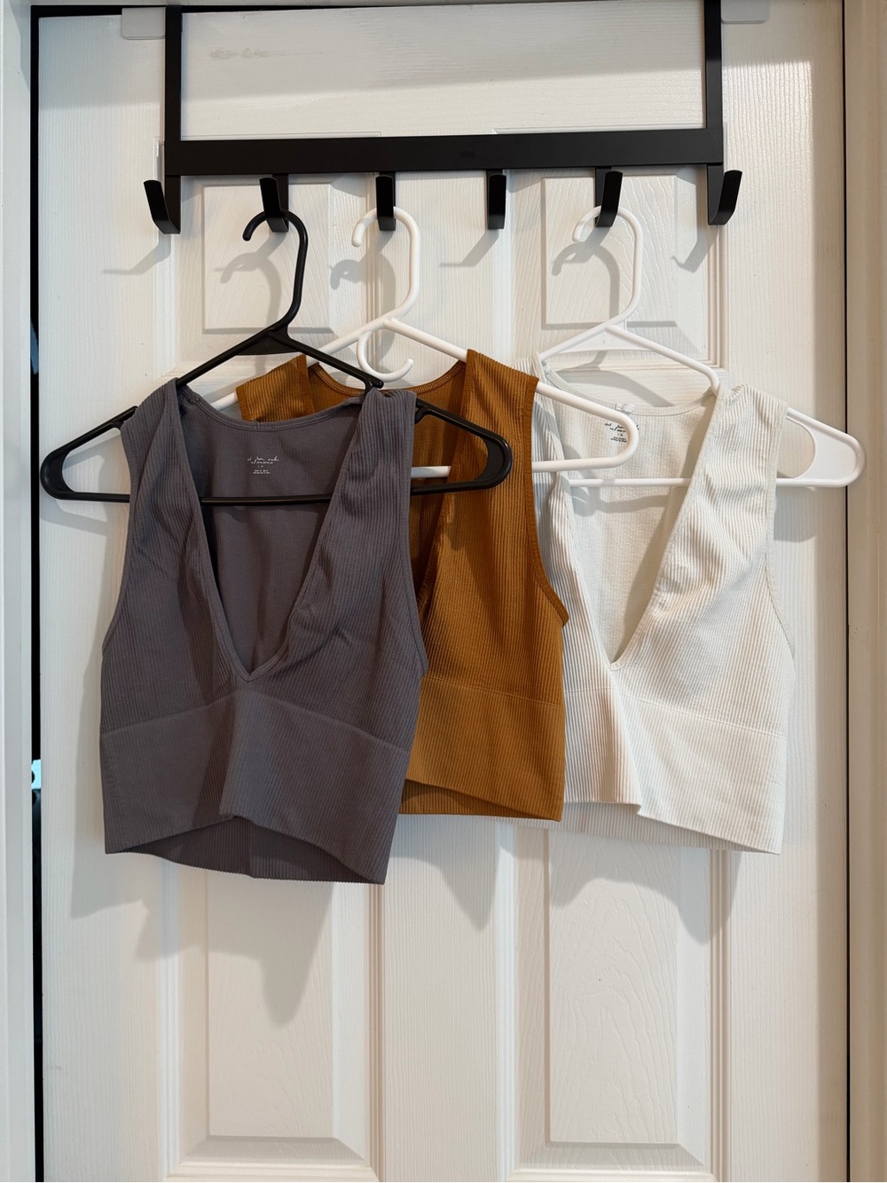 Bundle of (3) Urban Outfitters Out From Under Ribbed Plunge Tank Tops